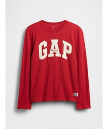 Tシャツ/カットソー（レッド/赤色系・前面プリント）ファッション通販