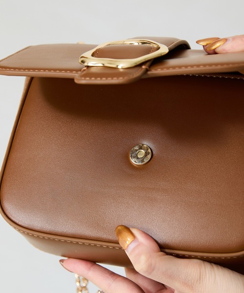 MISCH MASCH（ミッシュマッシュ）の「ミニフラップショルダーバッグ（ショルダーバッグ・レディース・ブラック/ブラウン/ホワイト・ﾌﾘ-）」の20枚目の写真