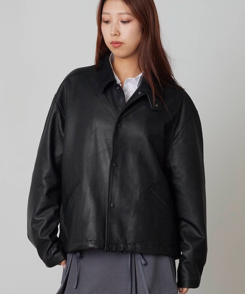 REMI RELIEF/レミレリーフ 兵庫レザー コーチジャケット（ブルゾン