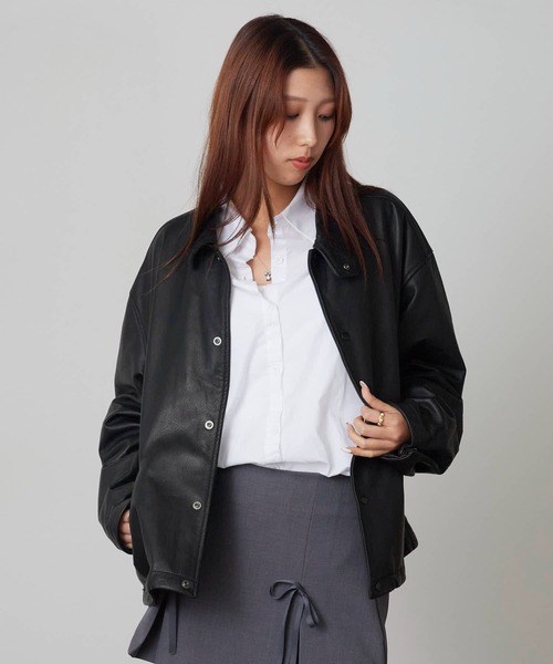 REMI RELIEF/レミレリーフ 兵庫レザー コーチジャケット（ブルゾン