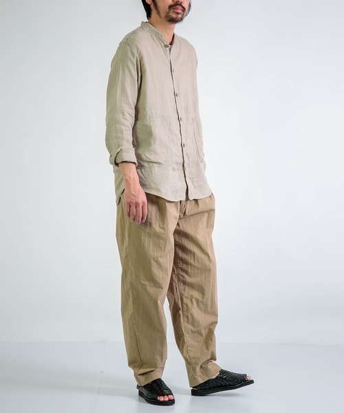 SPELLBOUND（スペルバウンド）の「[SPELLBOUND / スペルバウンド] コットンナイロンウェザーピーチバイオ フェザーパンツ（その他パンツ・メンズ・ブラック/オリーブ/ベージュ・30inch/32inch）」の16枚目の写真