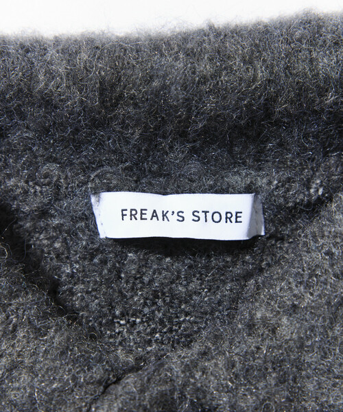 FREAK'S STORE(フリークスストア)の「シャギーニットポロ セーター(ニット/セーター・メンズ・チャコールグレー/ベージュ/ブラウン/ブルー・SMALL/MEDIUM/LARGE)」の16枚目の写真