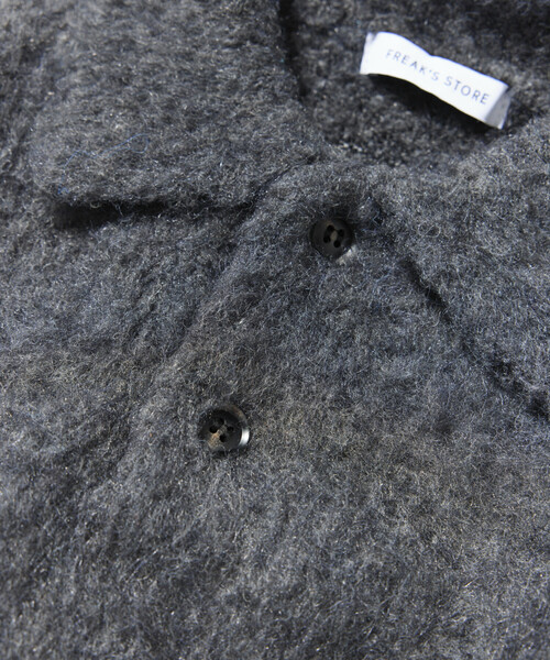 FREAK'S STORE(フリークスストア)の「シャギーニットポロ セーター(ニット/セーター・メンズ・チャコールグレー/ベージュ/ブラウン/ブルー・SMALL/MEDIUM/LARGE)」の17枚目の写真