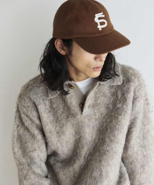 FREAK'S STORE(フリークスストア)の「シャギーニットポロ セーター(ニット/セーター・メンズ・チャコールグレー/ベージュ/ブラウン/ブルー・SMALL/MEDIUM/LARGE)」の10枚目の写真