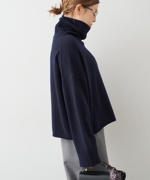 追加 *Cropped タートルネック ニット（ニット/セーター）｜Deuxieme