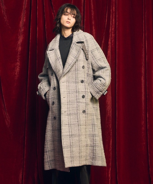 UNISEX》【LIMITED EDITION】Double-breasted Prime-Over Trench Coat