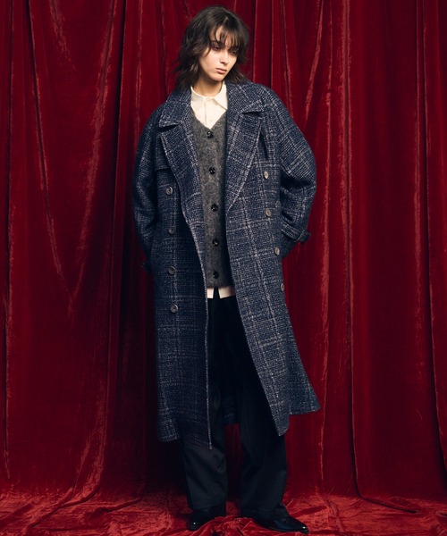 UNISEX》【LIMITED EDITION】Double-breasted Prime-Over Trench Coat