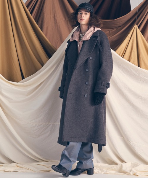 UNISEX》【LIMITED EDITION】Double-breasted Prime-Over Trench Coat