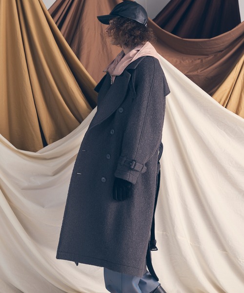 UNISEX》【LIMITED EDITION】Double-breasted Prime-Over Trench Coat