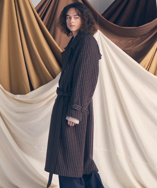 UNISEX》【LIMITED EDITION】Double-breasted Prime-Over Trench Coat