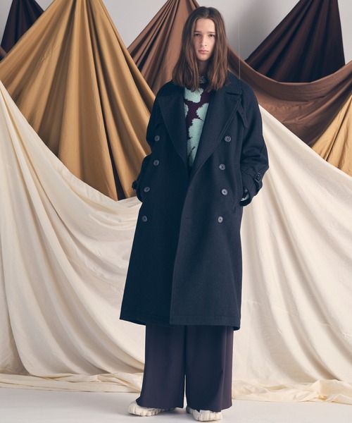 UNISEX》【LIMITED EDITION】Double-breasted Prime-Over Trench Coat