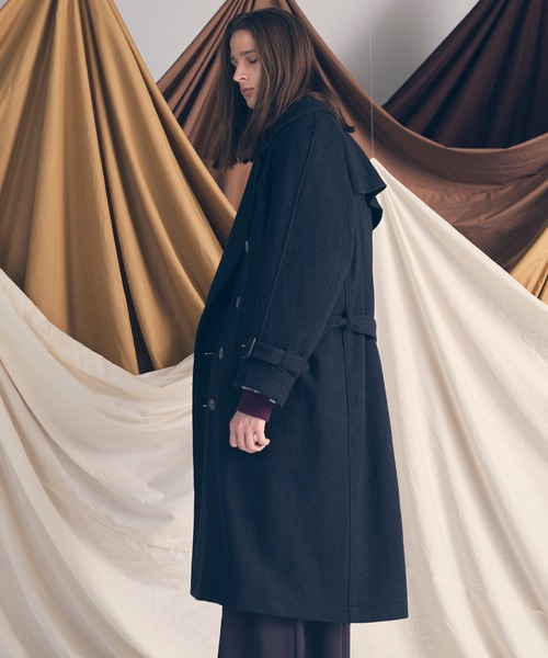 UNISEX》【LIMITED EDITION】Double-breasted Prime-Over Trench Coat