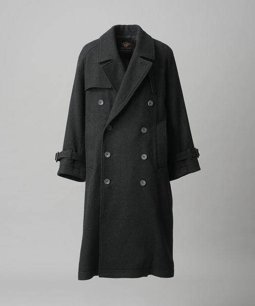 MAISON SPECIAL ブラック ダブルブレストコート　未使用 UNISEX》【LIMITED EDITION】Double-breasted Prime-Over Trench Coat