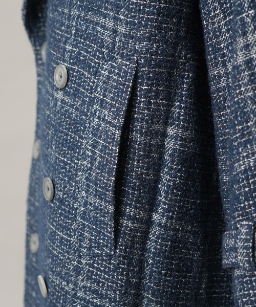 MAISON SPECIAL（メゾンスペシャル）の「《UNISEX》【LIMITED EDITION】Double-breasted Prime-Over Trench Coat/ダブルブレストプライムオーバートレンチコート【MAISON SPECIAL/メゾンスペシャル】（トレンチコート・メンズ・ブラック/チャコールグレー/ライトグレー/ブラウン/ネイビー・0/1/2）」の13枚目の写真