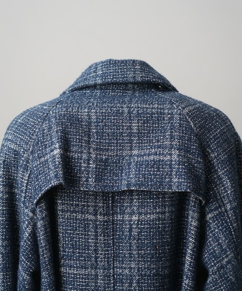 MAISON SPECIAL（メゾンスペシャル）の「《UNISEX》【LIMITED EDITION】Double-breasted Prime-Over Trench Coat/ダブルブレストプライムオーバートレンチコート【MAISON SPECIAL/メゾンスペシャル】（トレンチコート・メンズ・ブラック/チャコールグレー/ライトグレー/ブラウン/ネイビー・0/1/2）」の6枚目の写真