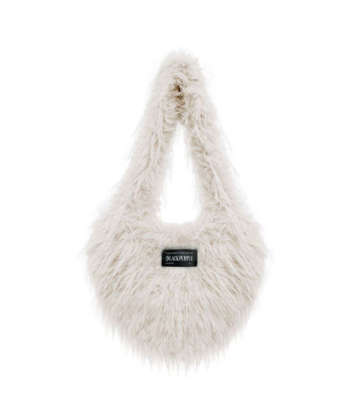 BLACKPURPLE(ブラックパープル)の「Pug Bag - White(ショルダーバッグ・レディース・ホワイト・FREE)」の1枚目の写真