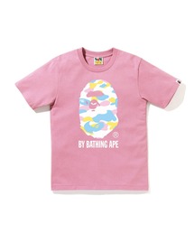 ア ベイシング エイプ Tシャツ ピンク A BATHING APE（アベイシングエイプ） tシャツ COLLEGE TEE レディース