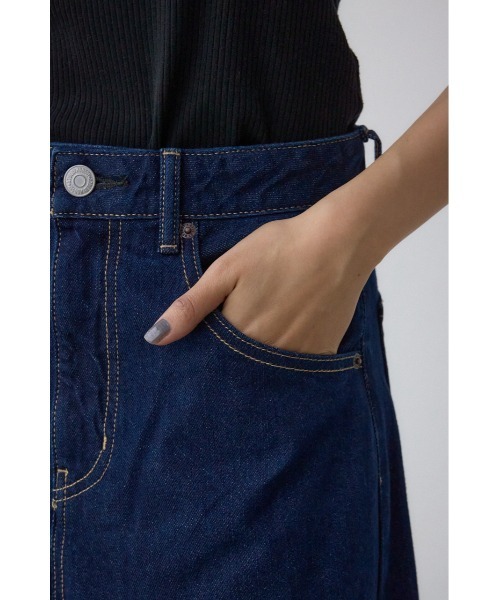 AZUL by moussy(アズールバイマウジー)の「【WEB限定】O/W ライトオンスカーブデニム ショート丈(デニムパンツ・レディース・ワンウォッシュ・23inch/24inch)」の10枚目の写真