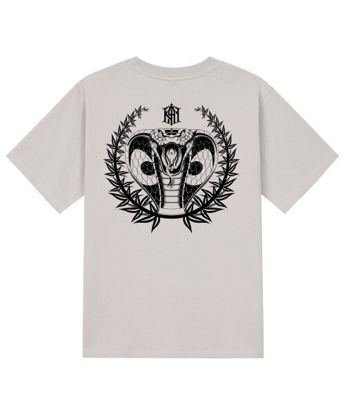 KAN6312(カン6312)の「KTC0067 キングコブラ 半袖Tシャツ - ベージュ(Tシャツ/カットソー・メンズ・その他・LARGE/MEDIUM/SMALL/X-LARGE)」の1枚目の写真