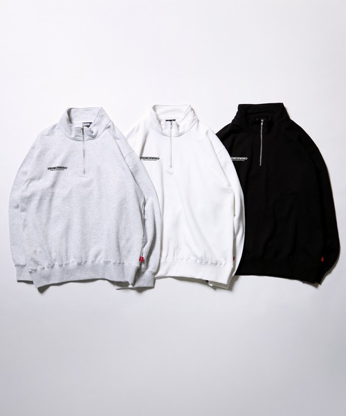 VIRGOwearworks（ヴァルゴウェアワークス）の「HALF-ZIP REFLECT SWEAT（スウェット・メンズ・ホワイト/ブラック/グレー・2/3/4）」の8枚目の写真