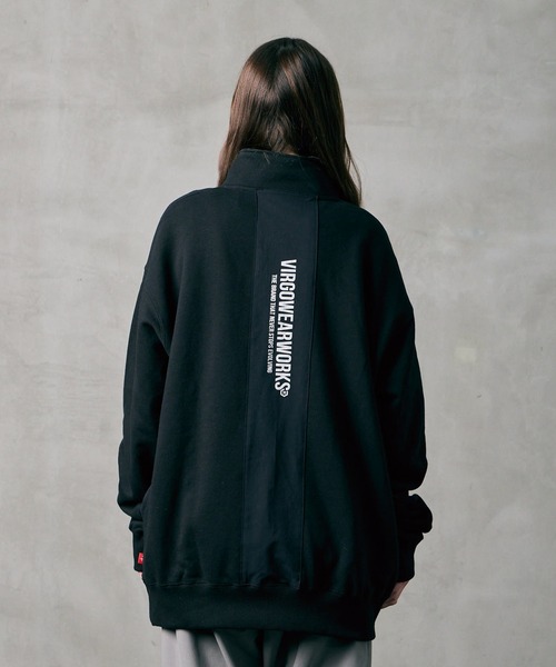 VIRGOwearworks（ヴァルゴウェアワークス）の「HALF-ZIP REFLECT SWEAT（スウェット・メンズ・ホワイト/ブラック/グレー・2/3/4）」の9枚目の写真
