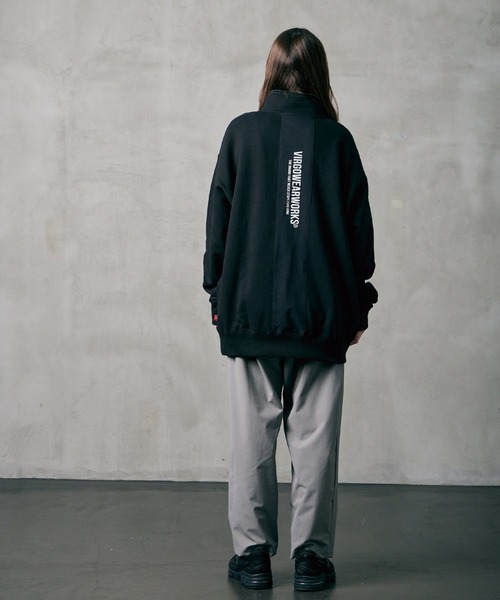 VIRGOwearworks（ヴァルゴウェアワークス）の「HALF-ZIP REFLECT SWEAT（スウェット・メンズ・ホワイト/ブラック/グレー・2/3/4）」の17枚目の写真