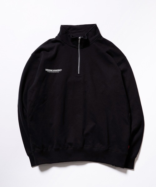 VIRGOwearworks（ヴァルゴウェアワークス）の「HALF-ZIP REFLECT SWEAT（スウェット・メンズ・ホワイト/ブラック/グレー・2/3/4）」の4枚目の写真