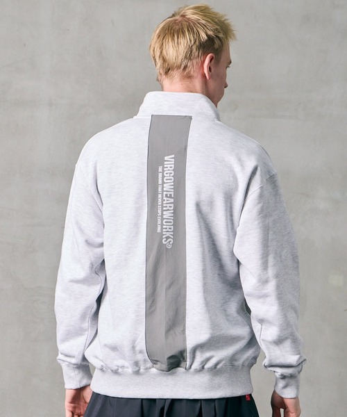VIRGOwearworks（ヴァルゴウェアワークス）の「HALF-ZIP REFLECT SWEAT（スウェット・メンズ・ホワイト/ブラック/グレー・2/3/4）」の10枚目の写真