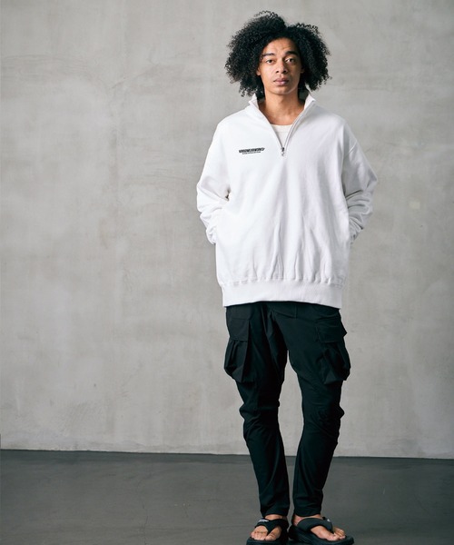 VIRGOwearworks（ヴァルゴウェアワークス）の「HALF-ZIP REFLECT SWEAT（スウェット・メンズ・ホワイト/ブラック/グレー・2/3/4）」の20枚目の写真