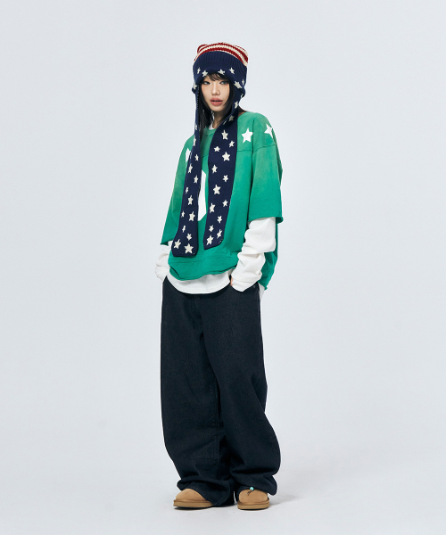 SCHISM INDUCING（スキズムインデューシング）の「FOOTBALL TEE GREEN（Tシャツ/カットソー・レディース・その他・MEDIUM/LARGE）」の14枚目の写真