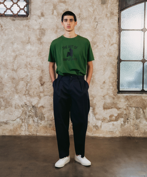 SHIRTER(シャーター)の「WASHED ART T-SHIRT (GREEN)(Tシャツ/カットソー・メンズ・その他・SMALL/MEDIUM/LARGE)」の3枚目の写真
