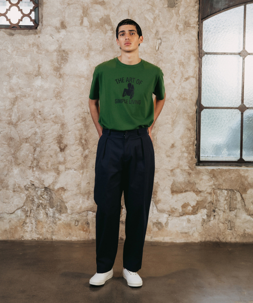 SHIRTER(シャーター)の「WASHED ART T-SHIRT (GREEN)(Tシャツ/カットソー・メンズ・その他・SMALL/MEDIUM/LARGE)」の4枚目の写真