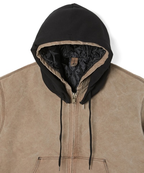 N.HOOLYWOOD COMPILE（N.ハリウッド コンパイル）の「HOODIE BLOUSON（ブルゾン・メンズ・ブルー/チャコール/ブラウン・40/38/36）」の16枚目の写真