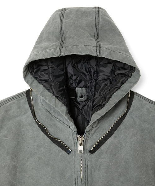 N.HOOLYWOOD COMPILE（N.ハリウッド コンパイル）の「HOODIE BLOUSON（ブルゾン・メンズ・ブルー/チャコール/ブラウン・40/38/36）」の4枚目の写真