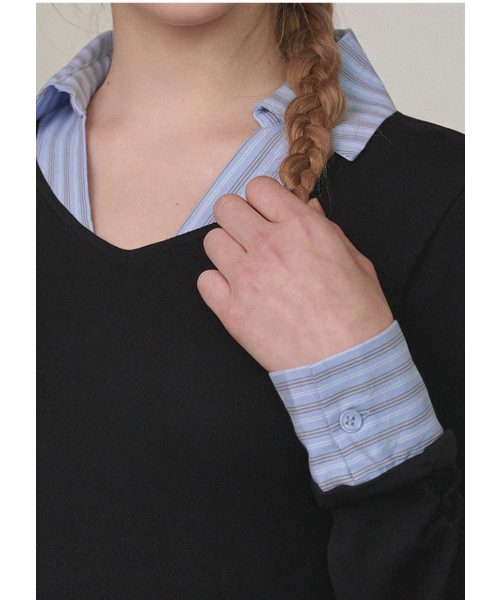 MICANE(ミケーネ)の「アロミニドレス-ストラップセットアップ(ワンピース・レディース・ブラック/チャコール・SMALL/MEDIUM/LARGE/X-LARGE/XX-LARGE)」の13枚目の写真