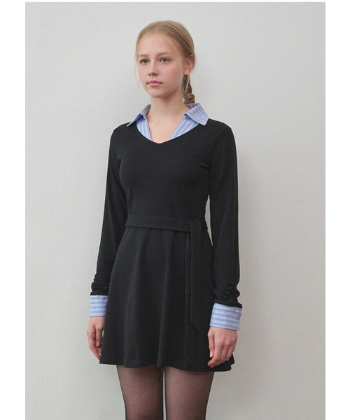 MICANE(ミケーネ)の「アロミニドレス-ストラップセットアップ(ワンピース・レディース・ブラック/チャコール・SMALL/MEDIUM/LARGE/X-LARGE/XX-LARGE)」の14枚目の写真
