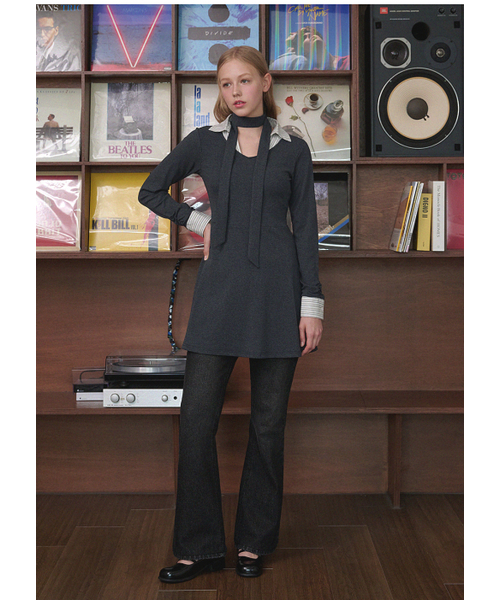 MICANE(ミケーネ)の「アロミニドレス-ストラップセットアップ(ワンピース・レディース・ブラック/チャコール・SMALL/MEDIUM/LARGE/X-LARGE/XX-LARGE)」の9枚目の写真