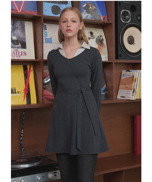MICANE(ミケーネ)の「アロミニドレス-ストラップセットアップ(ワンピース・レディース・ブラック/チャコール・SMALL/MEDIUM/LARGE/X-LARGE/XX-LARGE)」の10枚目の写真