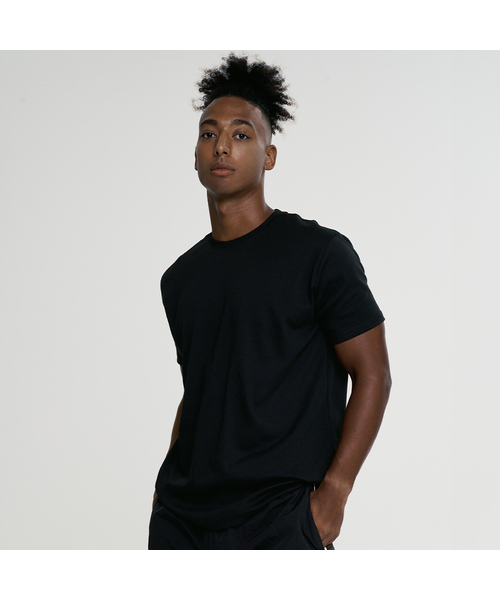 MALDEN(モールデン)の「ベーシックセミオーバーフィット無地Tシャツ(Tシャツ/カットソー・メンズ・ネイビー/ホワイト/カーキ/ブラック・LARGE/MEDIUM/SMALL/X-LARGE)」の3枚目の写真