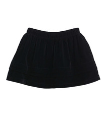 Velvet banding frill skirt_2 Colors