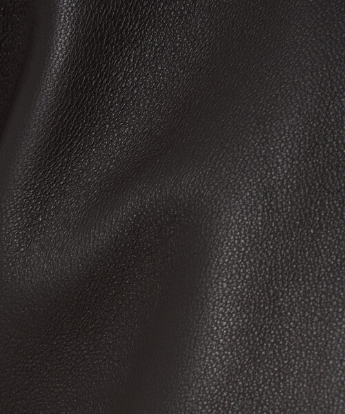 LOEFF(ロエフ)の「<LOEFF> ラムレザー バイカー ジャケット UNISEX(ライダースジャケット・レディース・ブラック/ダークブラウン・0/2/1/00)」の10枚目の写真