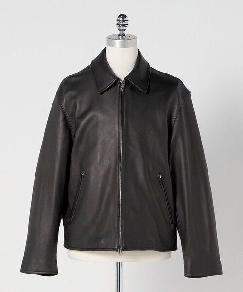 LOEFF(ロエフ)の「<LOEFF> ラムレザー バイカー ジャケット UNISEX(ライダースジャケット・レディース・ブラック/ダークブラウン・0/2/1/00)」の13枚目の写真