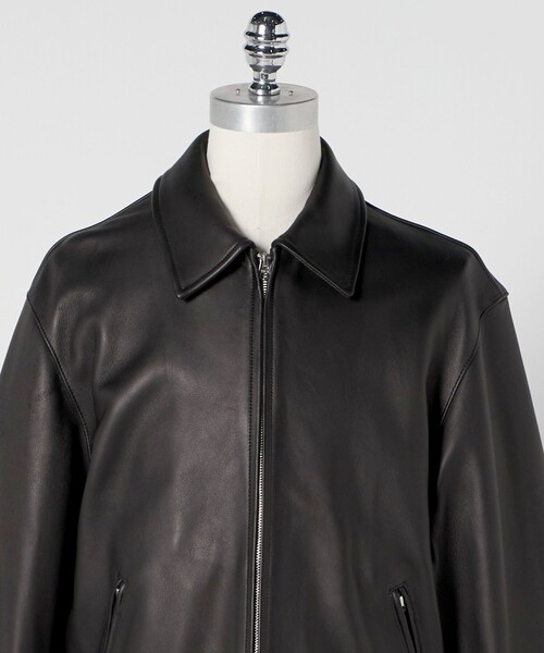 LOEFF(ロエフ)の「<LOEFF> ラムレザー バイカー ジャケット UNISEX(ライダースジャケット・レディース・ブラック/ダークブラウン・0/2/1/00)」の15枚目の写真