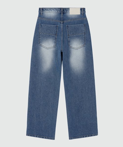 DECET(デケト)の「Mid Rise Wide Jeans DCPT027BlueCenter(デニムパンツ・レディース・その他・34/32/30/26/28)」の6枚目の写真