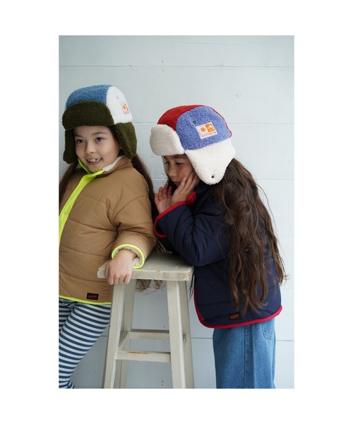 Catchup（ケチャップ）の「ボアキャップ（ニットキャップ/ビーニー・キッズ・オレンジ/ブルー・フリー）」の4枚目の写真