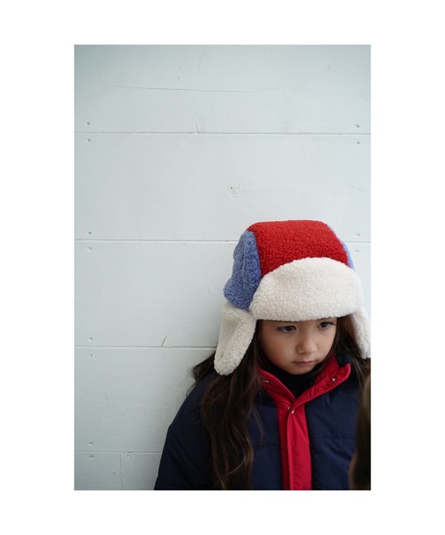 Catchup（ケチャップ）の「ボアキャップ（ニットキャップ/ビーニー・キッズ・オレンジ/ブルー・フリー）」の5枚目の写真