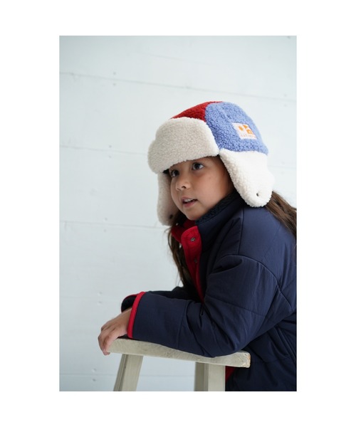 Catchup（ケチャップ）の「ボアキャップ（ニットキャップ/ビーニー・キッズ・オレンジ/ブルー・フリー）」の13枚目の写真