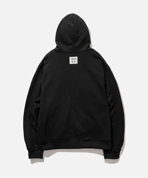 VASTIC(バスティック)の「フラッグフードパーカー ジップアップ_ブラック(パーカー・メンズ・その他・LARGE/MEDIUM)」の3枚目の写真