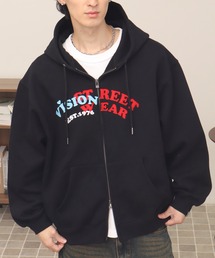 VISION STREET WEAR | 【VISION STREET WEAR/ヴィジョンストリートウェア】Felt Arch ZIP Hoodie(パーカー)