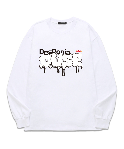 OUSE(オウズ)の「ロールダウン ロングスリーブ (DLS005) ホワイト(Tシャツ/カットソー・レディース・その他・SMALL/MEDIUM/LARGE/X-LARGE/XX-LARGE)」の1枚目の写真